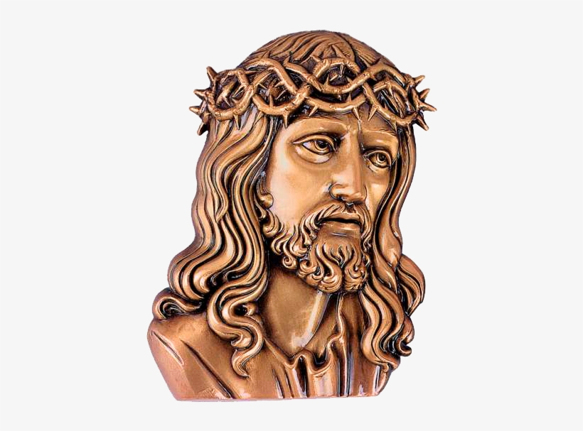 Cara De Cristo En Bronce Ref - Cara De Cristo, transparent png