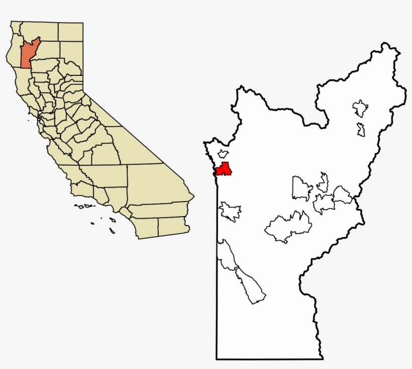 Eureka California On Map, transparent png