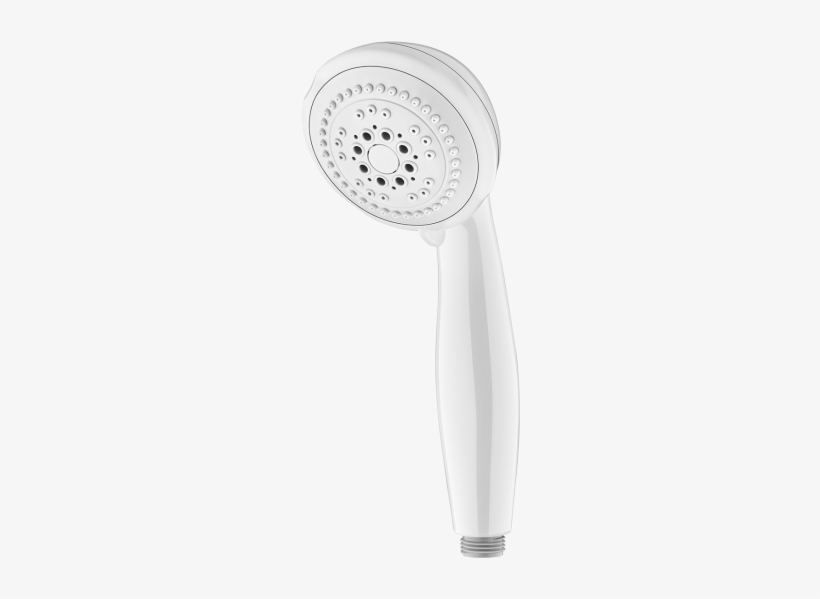 6-setting Handheld Showerhead - Handheld Shower Head White, transparent png