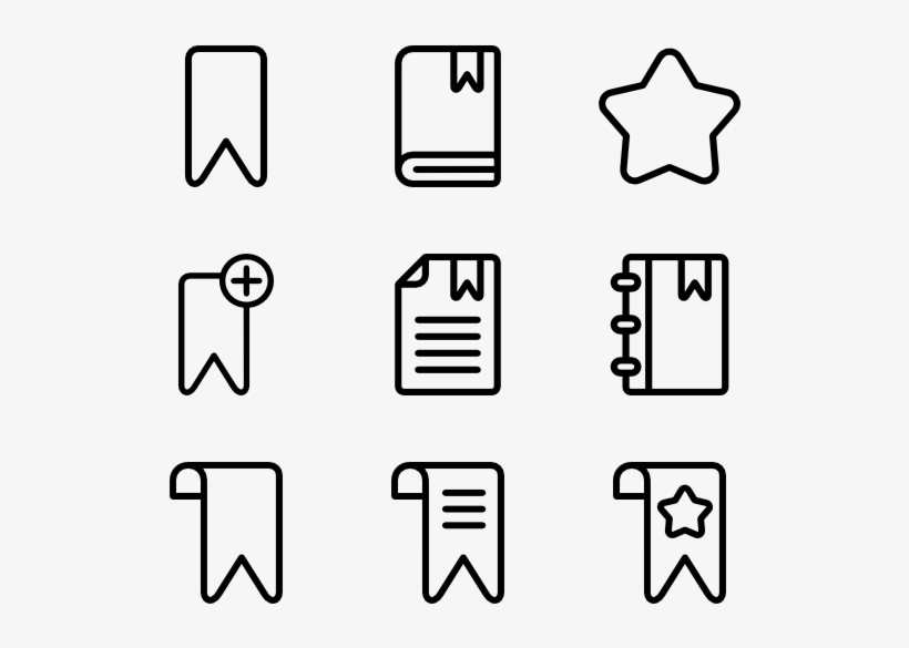 Bookmark - My Bookmark Icon, transparent png
