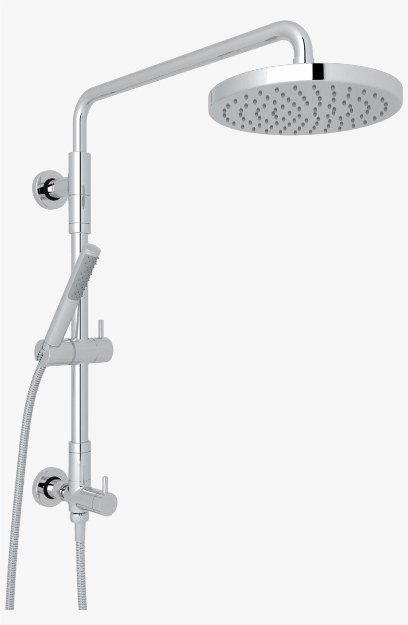 Spa Shower - Rohl L0095kit1stn Bossini Shower System Satin Nickel, transparent png