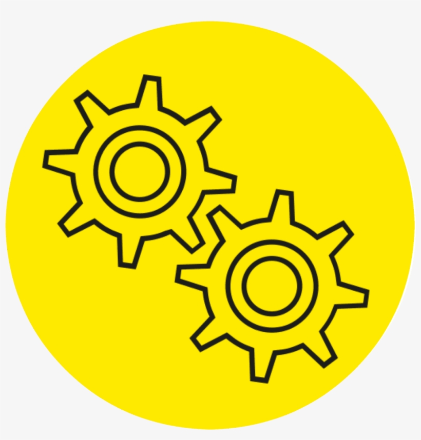 Icono Engranaje Compressor - Circle, transparent png