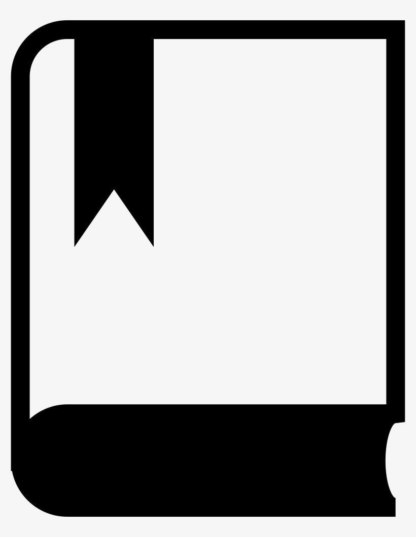 Book Closed With A Bookmark Comments - Desenho Livro Fechado, transparent png