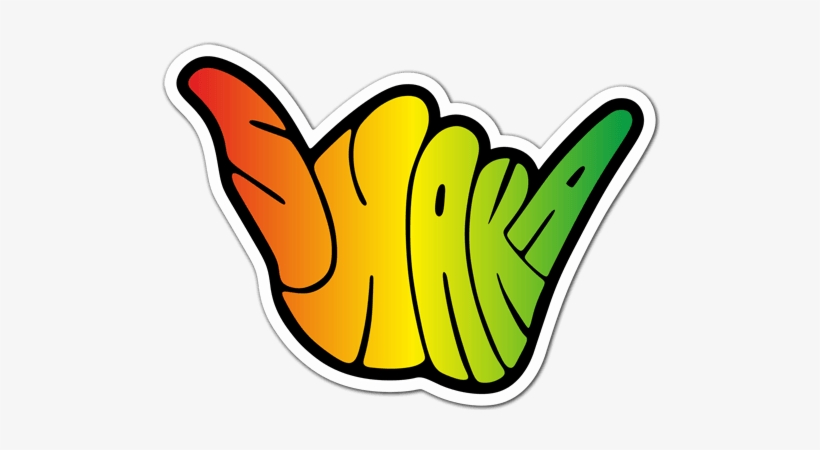 Car & Motorbike Stickers - Shaka Rasta, transparent png