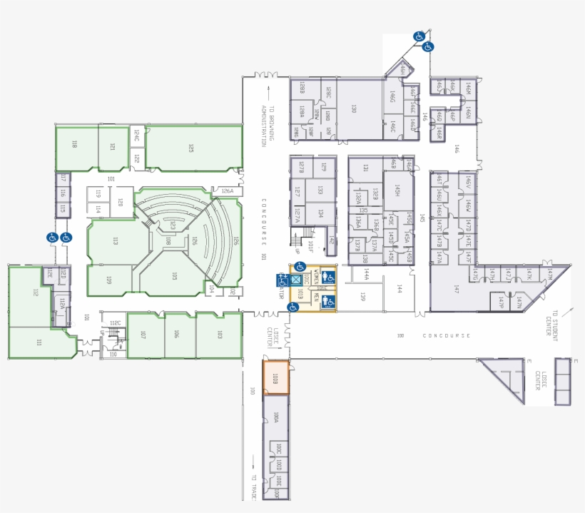 Woodbury Business Building Level - Floor Plan, transparent png