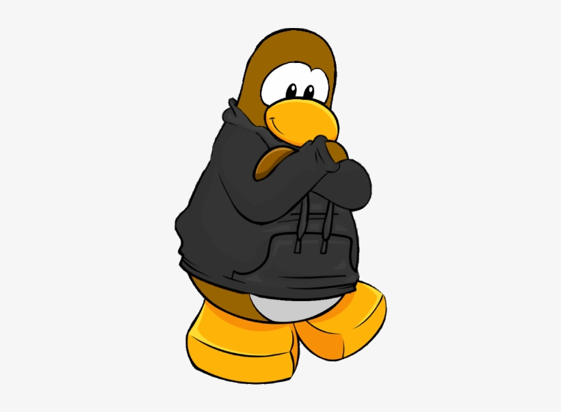 Download File - Club Penguin Black Penguin, transparent png