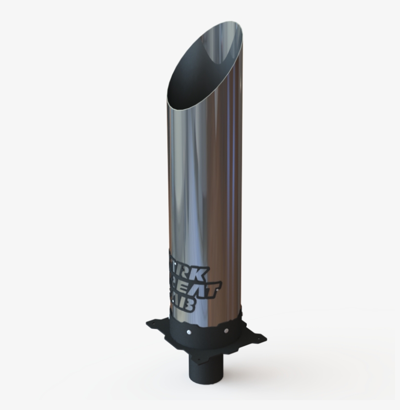 Chrome Miter Top 8inch Stack - Portable Network Graphics, transparent png