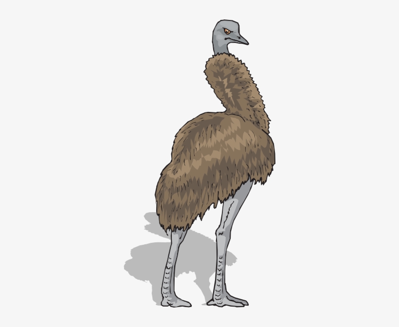 Emu Clip Art - Emu 17" Laptop Sleeve, transparent png