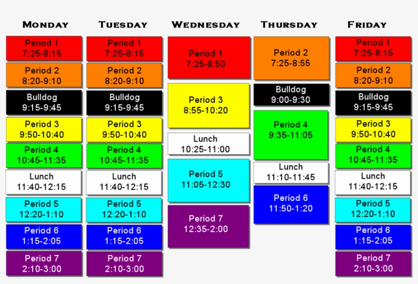 Bell Schedule - Arvada High School Schedule, transparent png