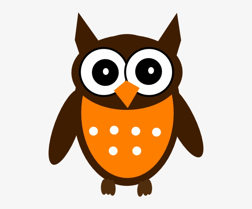 Brown Orange Owl Clip Art At Vector Clip Art Online - Brown Owl Clip Art, transparent png