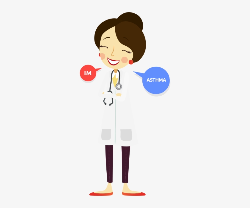 Doctor-woman - Vector Graphics, transparent png