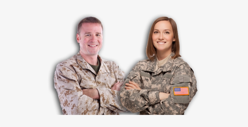 Man Woman Soldier - Military Man And Woman, transparent png