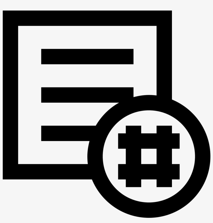 Feed Actividad De Hashtag Icon - Provisional Icon, transparent png