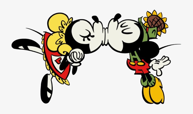 Minnie E Mickey Beijo, transparent png