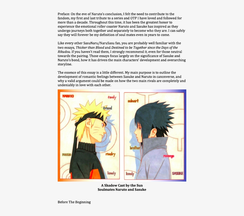 Soul Mates Naruto And Sasuke - Naruto Sasuke Soulmates, transparent png