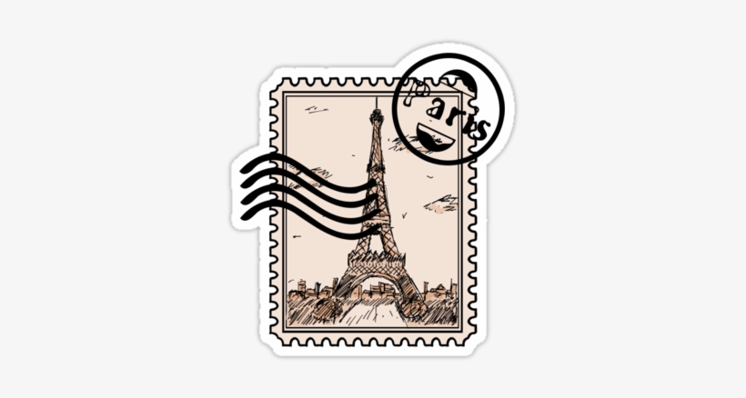 Go To Image - Paris Postage Stamp Png, transparent png