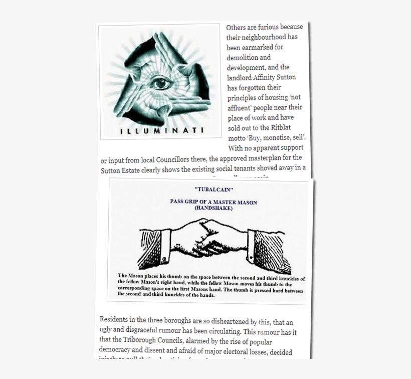 Somewhat Unusual Behaviour, And The Sort Of Thing Which - Illuminati Freemason Handshake, transparent png