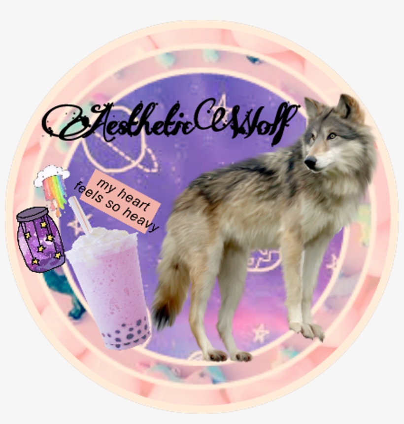 Wolf Icon Aesthetic Rainbow Coffee Jar Stars Galaxy - Alpha's Mate, A Gay Romance (book 3) Ebook, transparent png