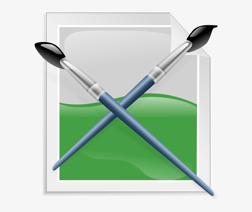 Paint Brush Image Edit Art Photoshop - Landscape Clipart, transparent png