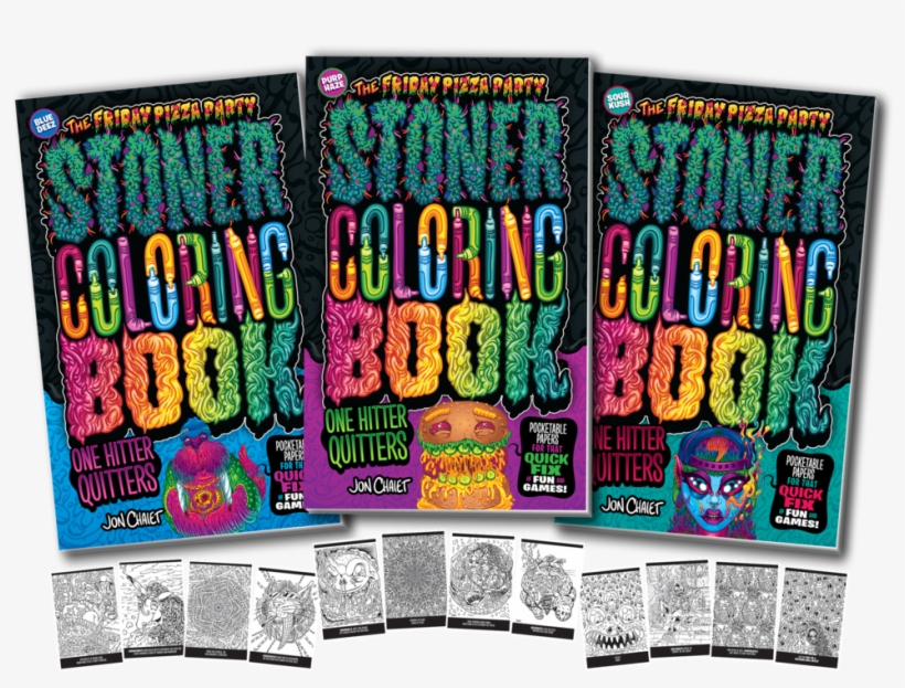 Fpp Stoner Coloring Book One Hitter Quitters, transparent png
