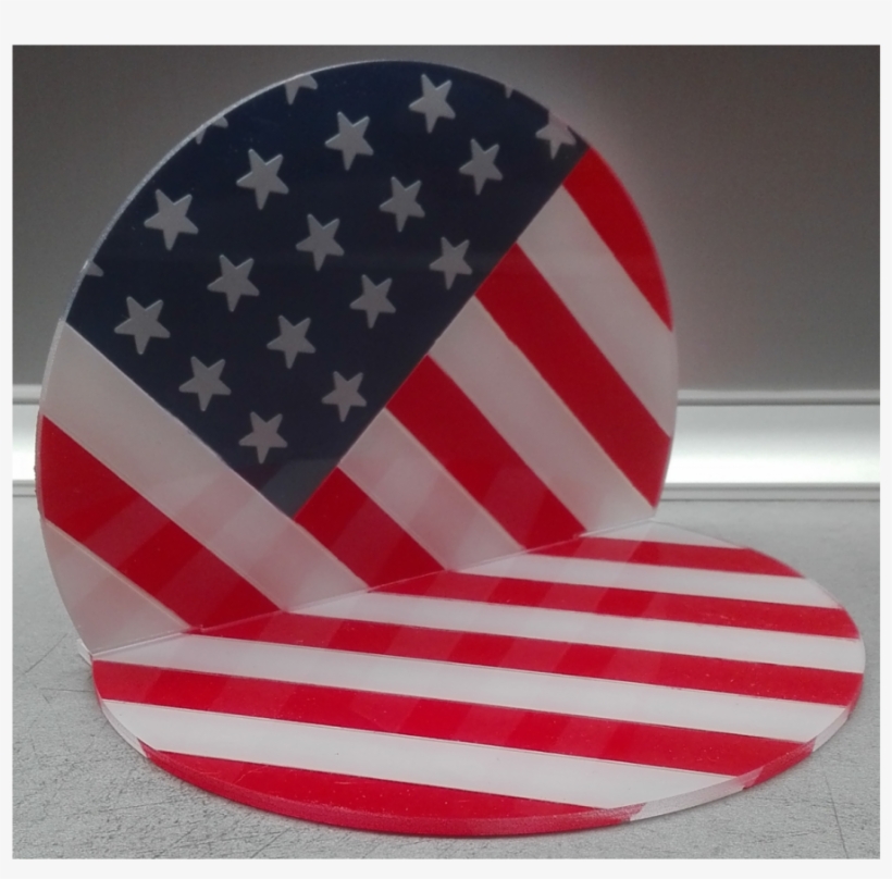 Presentation Plate Half Round With Back Wall Stars - Flag Of The United States, transparent png