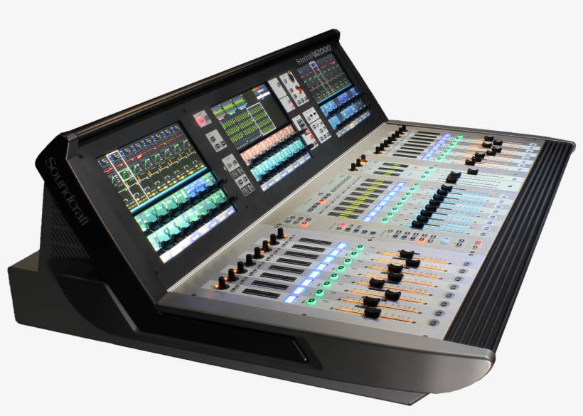 The Easiest To Use Digital Console Workflow On The - Soundcraft Vi 2000, transparent png