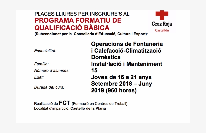 Oferta Formativa Creu Roja - Proposal, transparent png