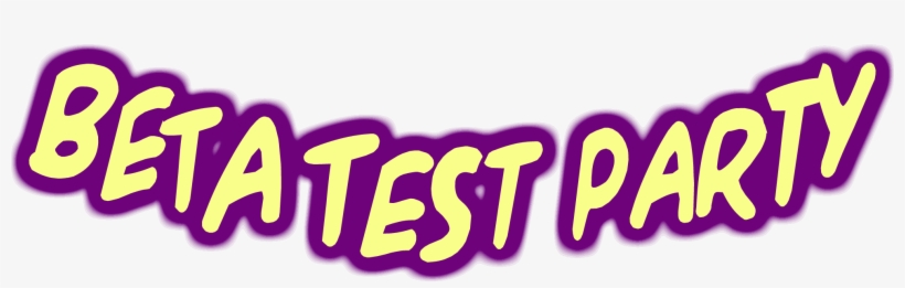 Beta Test Party Logo - Club Penguin Beta Test Party, transparent png