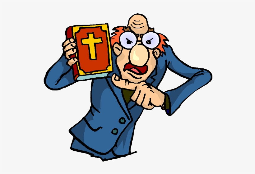 2 Corinthians - Angry Priest Clipart, transparent png