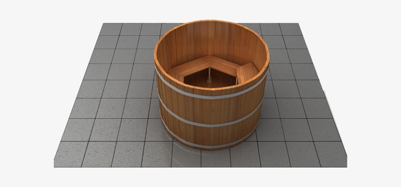 Large Tub - 4 Person Wood Hot Tub, transparent png