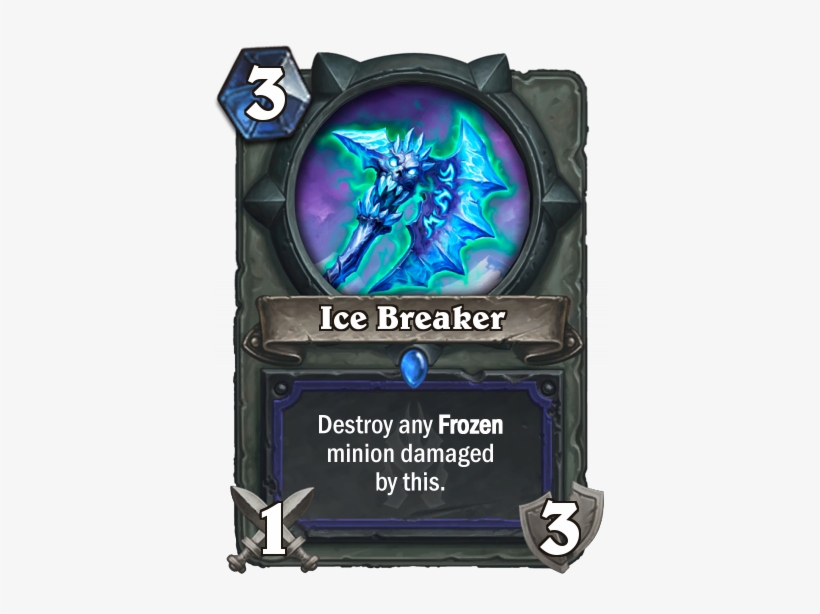Ice Breaker - Bladed Gauntlet Hearthstone, transparent png