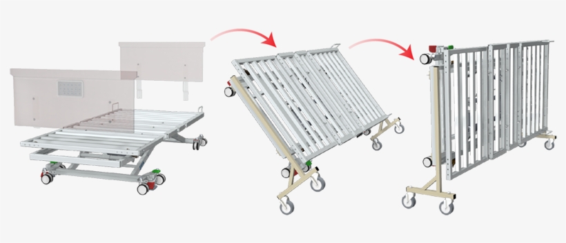 Transport Dollies To Fit Each Span Bed Model - Transport, transparent png