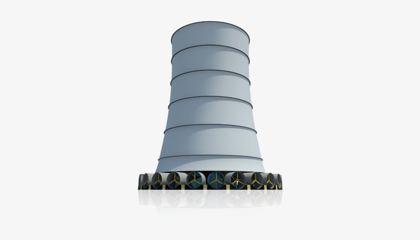 Downdraft Tower - Wind Power Draft Tower, transparent png