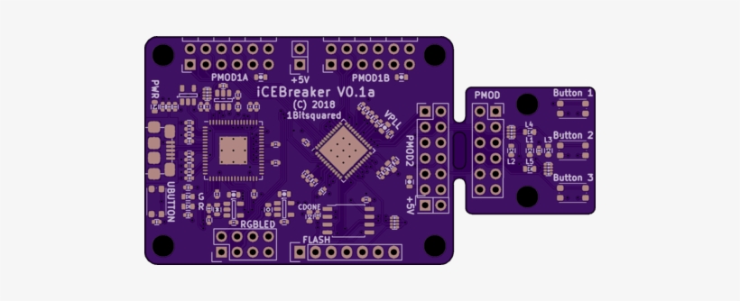 Ordered Icebreaker Ice40 Ultraplus Fpga Development - Electronics, transparent png