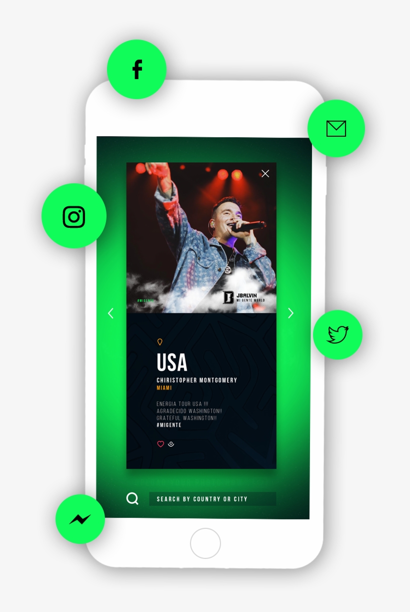 J Balvin Experience - Gadget, transparent png