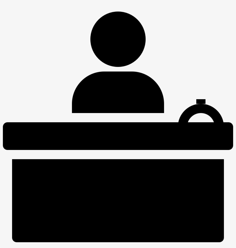 Front Desk Icon - Iconos De Recepcion, transparent png