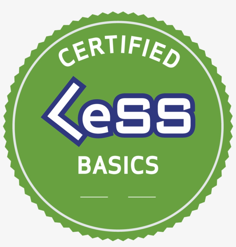 Certified Less Basics, transparent png