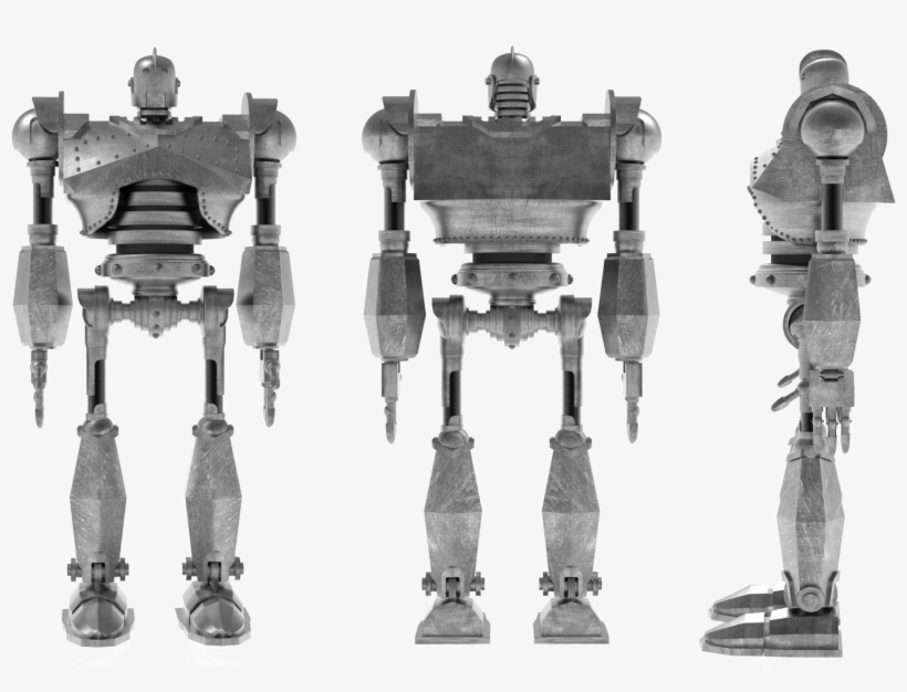 Iron Giant 3d Model, transparent png