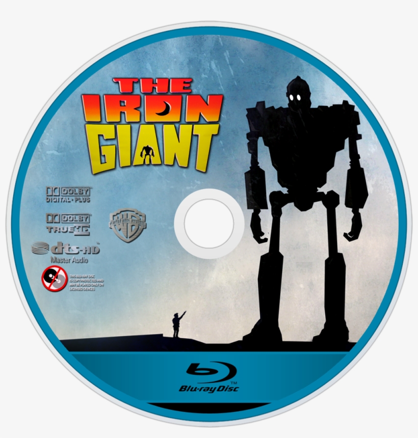 The Iron Giant Bluray Disc Image - Iron Giant Blu Ray Cover, transparent png