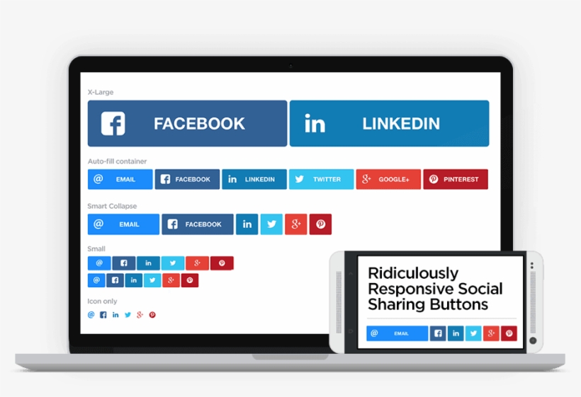 Install Social Media Button In Wordpress - Responsive Web Design, transparent png