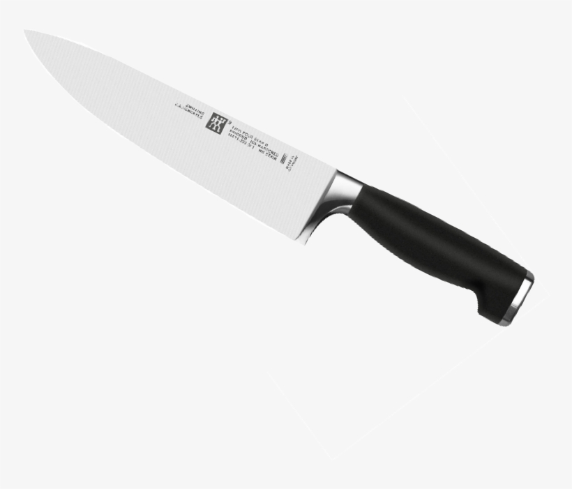 Twin Four Star Ii 8" Chef's Knife - Wusthof Ikon Blackwood 8 Chef Knife, transparent png