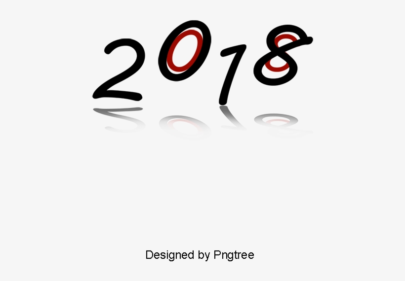 Pink 2018 Art Word, Vector Png, Word Art, Pink Art - Art, transparent png