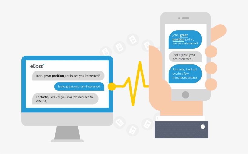 5 Times The Message Open Rates Compared To Email - Diagram, transparent png