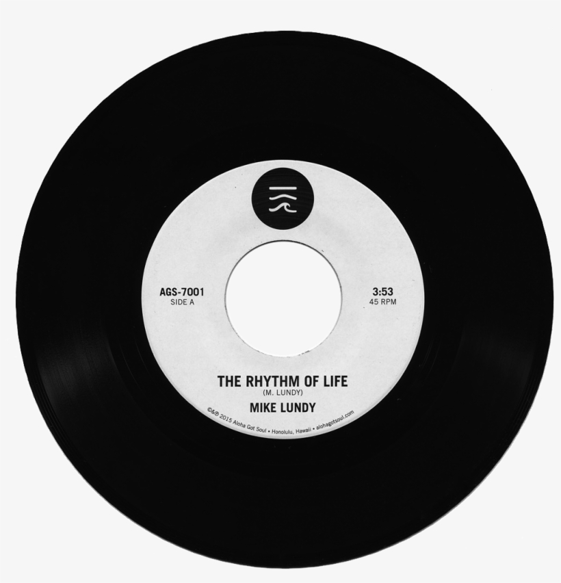 The First Release From Aloha Got Soul - Mike Lundy The Rhythm Of Life / Tropic Lightning Vinyl, transparent png