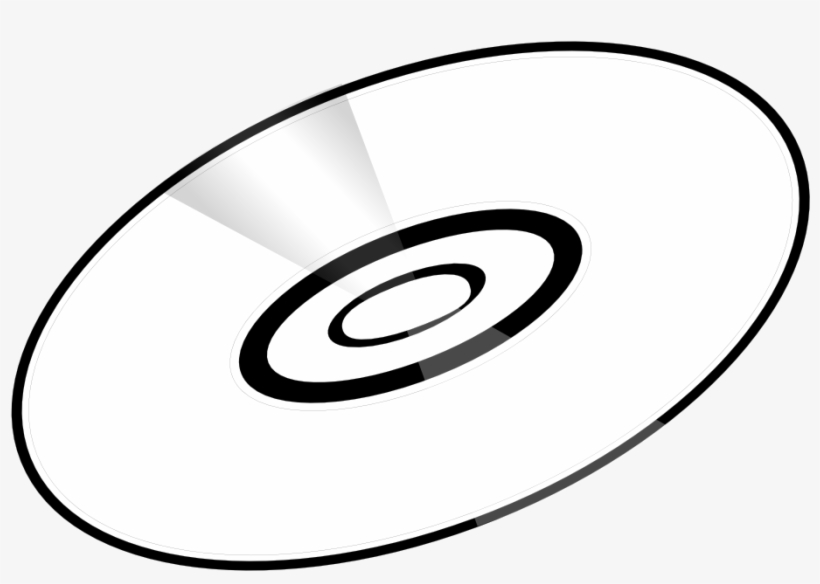 Rpm Record 1 Black White Line Art 999px 75 - Circle, transparent png
