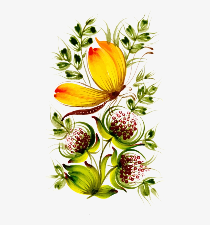 Фото, Автор Soloveika На Яндекс - Петриковская Роспись, transparent png