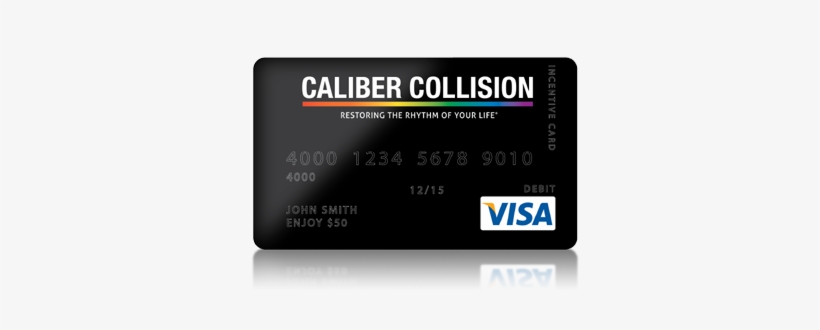 Valid Only For Previous Caliber Collision Customers - Visa Custom Credit Card, transparent png