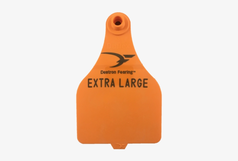 Duflex Extra Large Cow Custom 1 Side Ear Tag With Blank - Cattle, transparent png