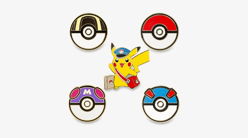Lanyard Starter Set Sd Pikachu Poke Balls - Pokemon Center Pin, transparent png