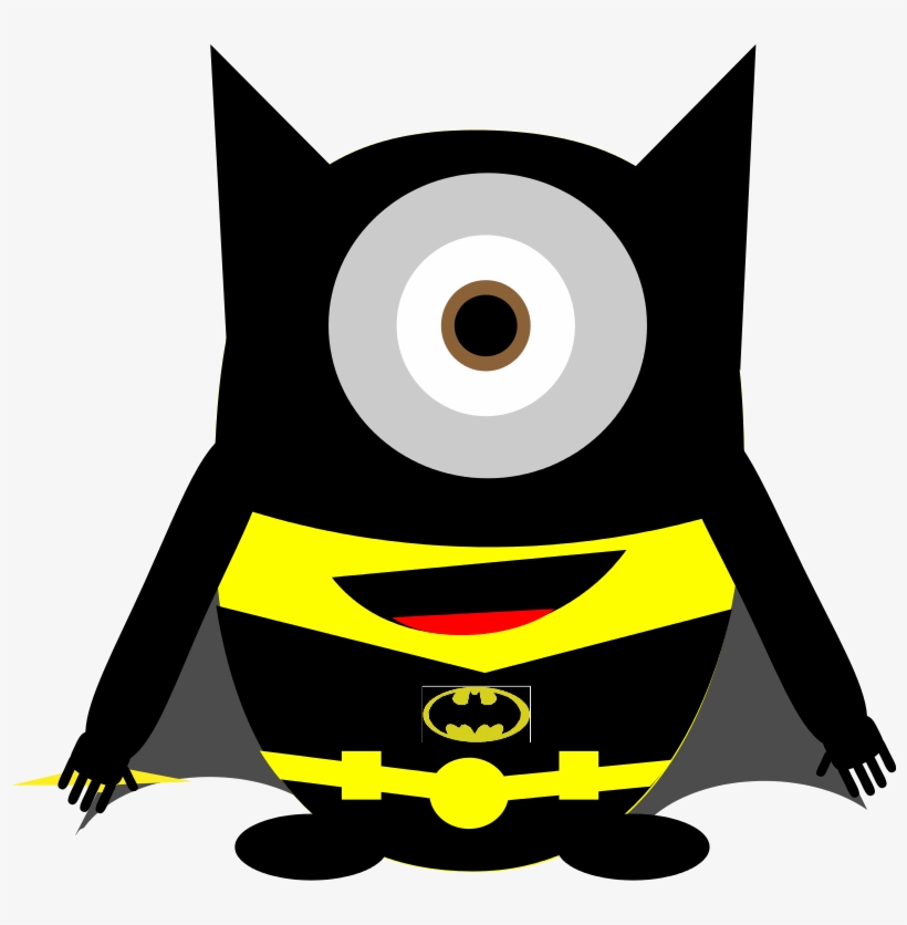 Free Clipart - Minion Super Heroe Vector, transparent png